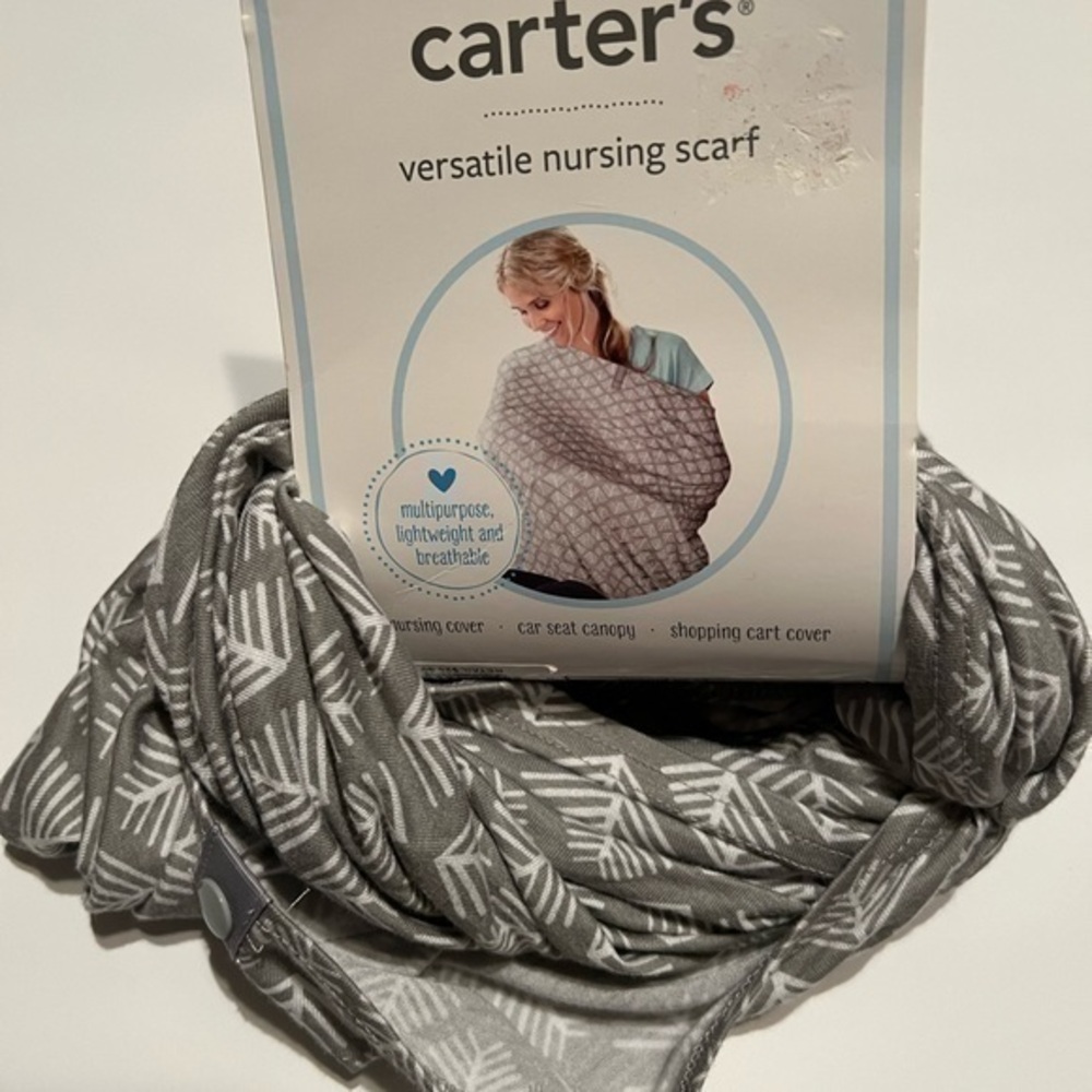 💚 Carters nursing scarf new with tags